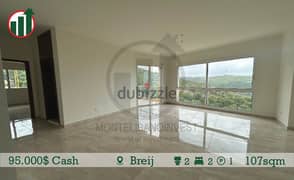 Apartment for Sale in Breij with Open View for only 95.000$ !!