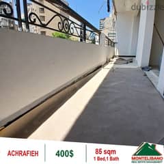 400$!! Apartment for rent located in Achrafieh 0