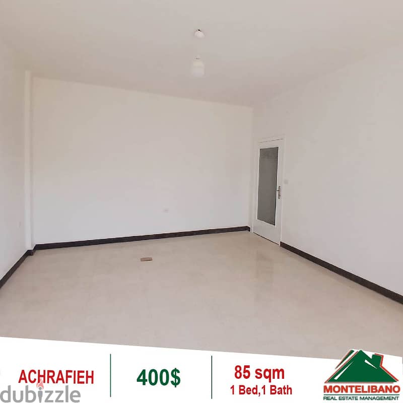 400$!! Apartment for rent located in Achrafieh 2