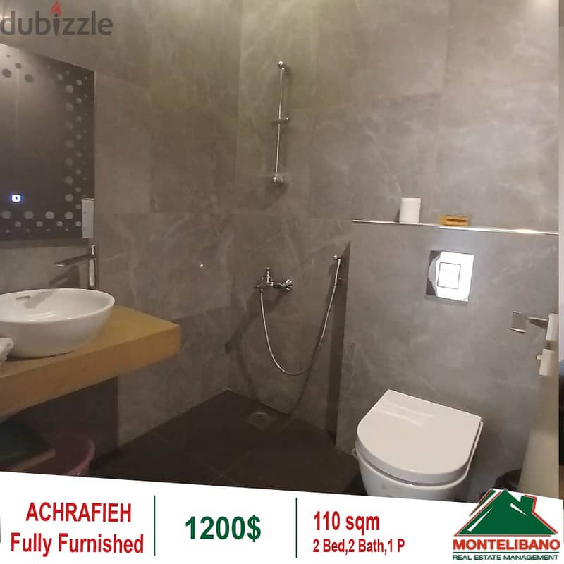 1200$!! Open City View Apartment for rent in Achrafieh 5