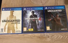 Uncharted games for playstation PS4 PS5