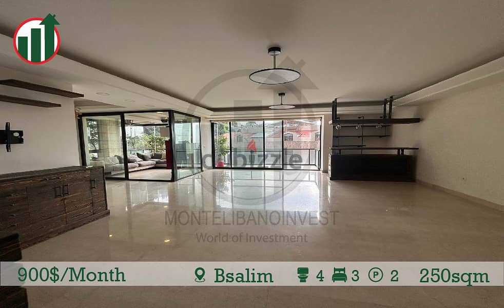 Semi furnished Apartment for Rent in Bsalim !! 1