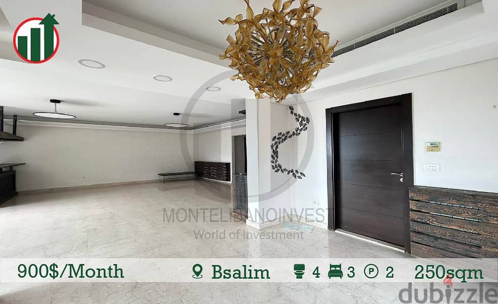 Semi furnished Apartment for Rent in Bsalim !! 4