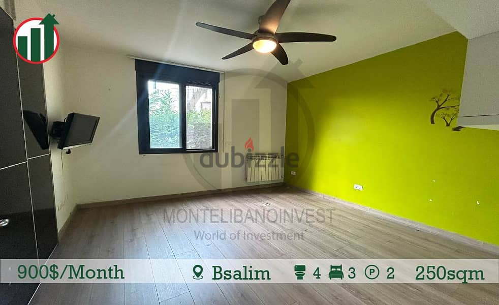 Semi furnished Apartment for Rent in Bsalim !! 9