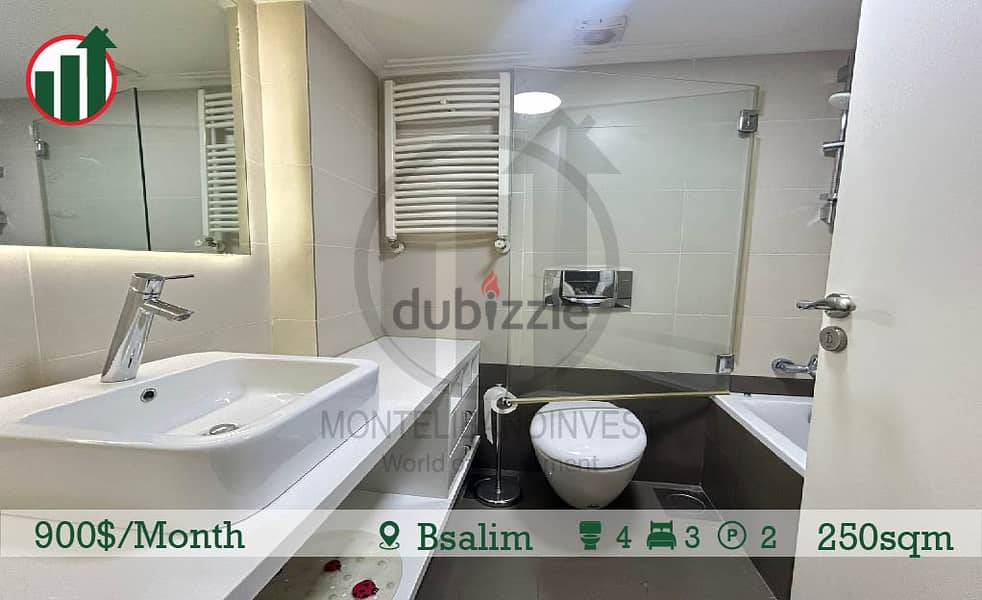 Semi furnished Apartment for Rent in Bsalim !! 12