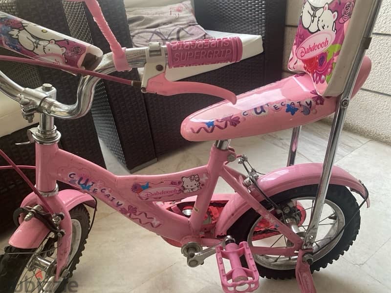 bicycle girls 4-5 years pink hello kitty 1