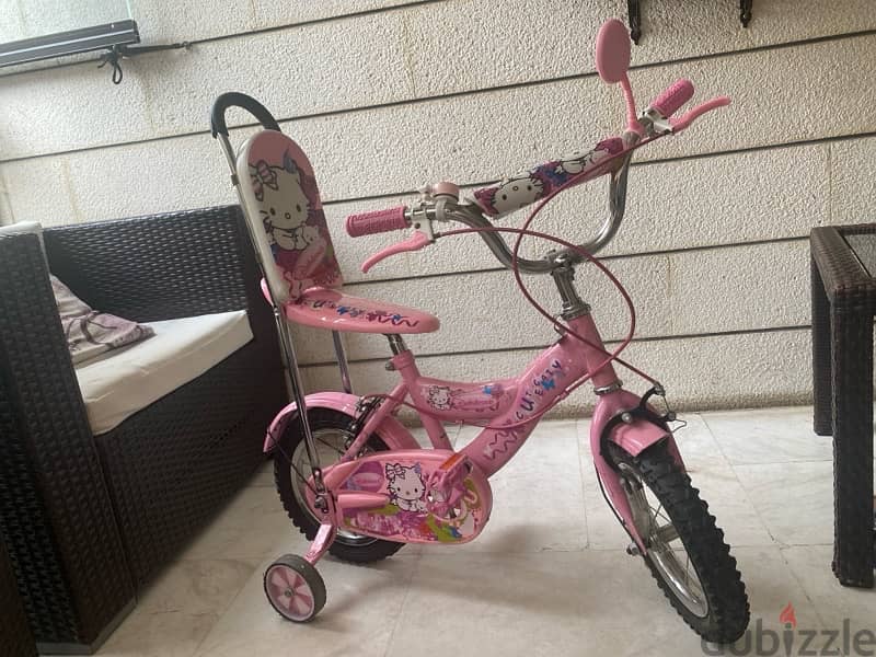 bicycle girls 4-5 years pink hello kitty 2