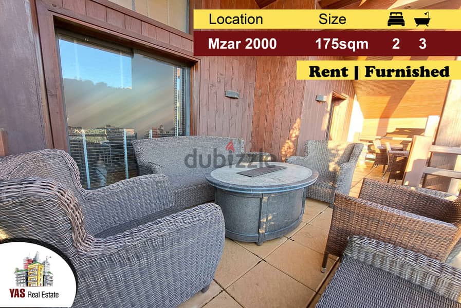 Kfardebian/Mzar 175m2 | Rent | Furnished | Impressive View | DA | 0