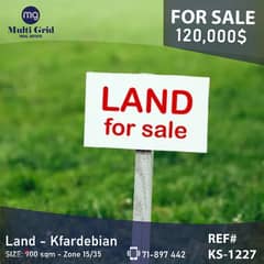 KS-1227, Land for Sale in Kfardebian, أرض للبيع في كفردبيان 0