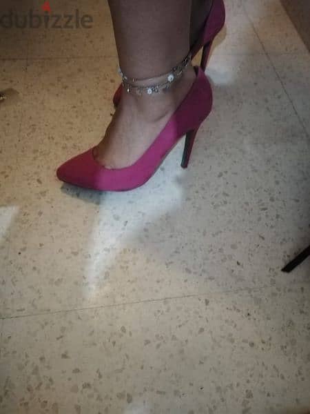 shoes fushia size 39 used 1