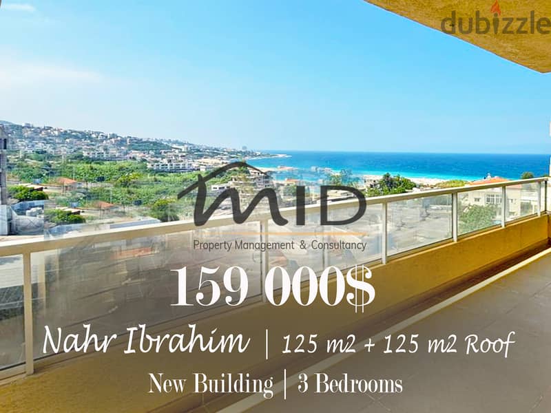 Nahr Ibrahim | Brand New 125m² + 125m² Rooftop | Terraces | Balconies 1