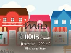 Hamra | Prime Location | 200m² Shop/Office 0