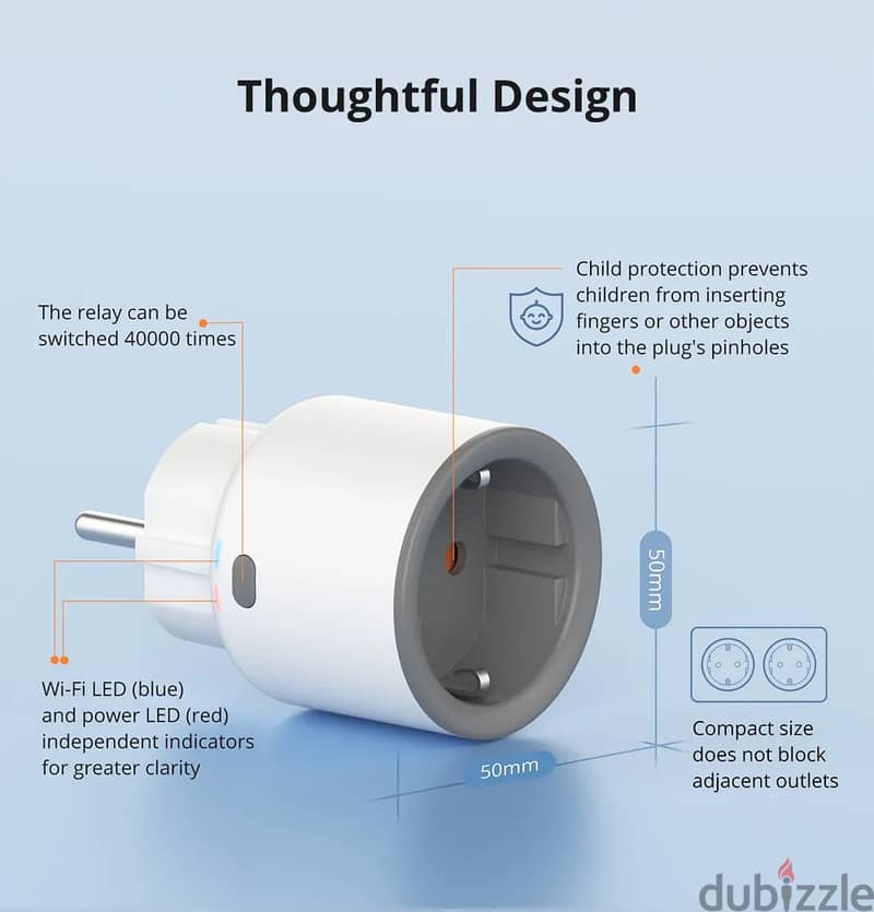 SONOFF S60 WiFi Smart Plug with energy meter 1