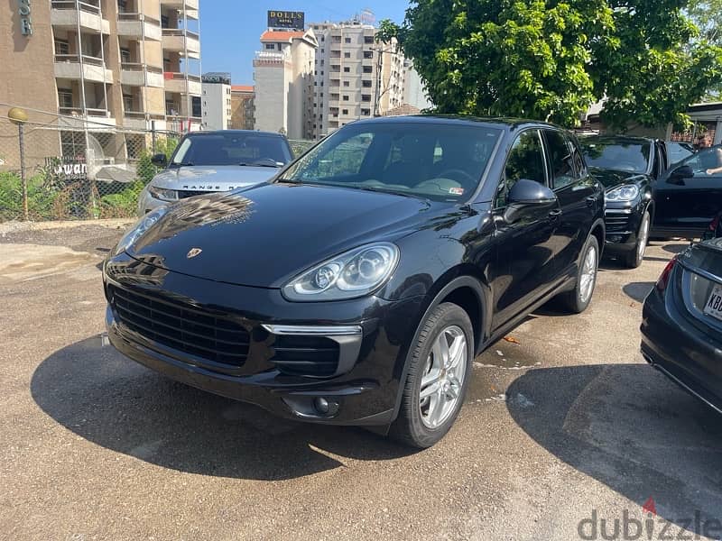 Porsche Cayenne V6 2016 Black on Camel 0