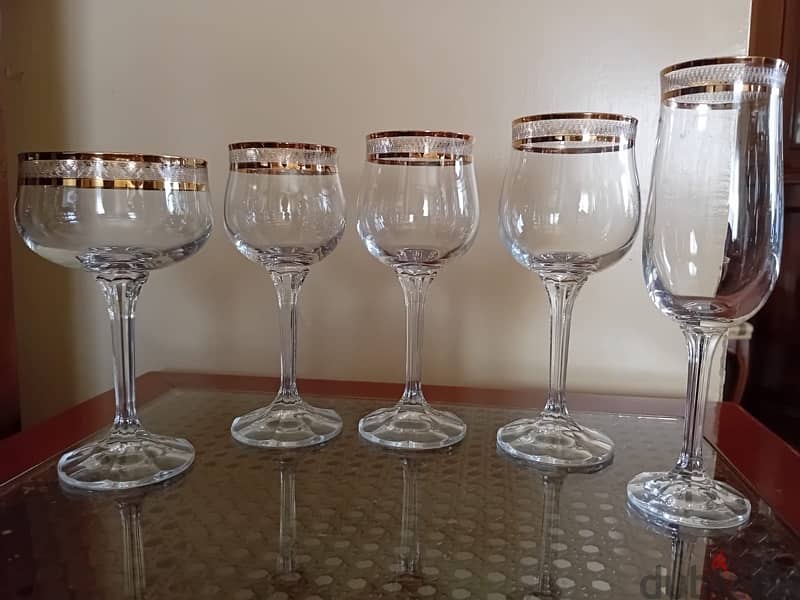 5 dozen Crystal Cups Set 0