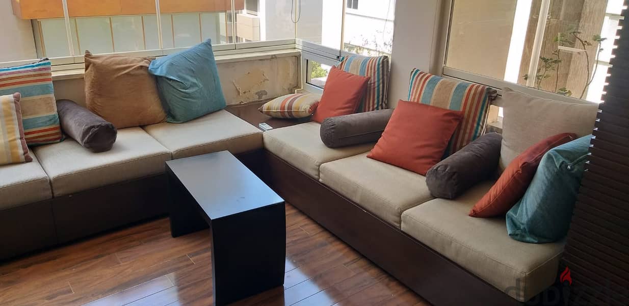 FURNISHED APARTMENT IN HAZMIEH PRIME (220Sq) 3 BEDROOMS, (HAR-192) 0