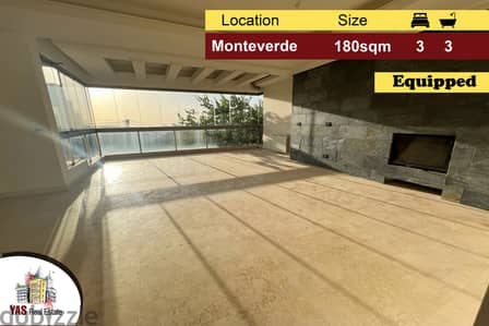 Monteverde 180m2 | 40m2 Terrace | Amazing View | Equipped | PA |