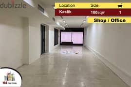 Kaslik 100m2 | Shop / Office | Fully Renovated | 2 Entrances | YV |