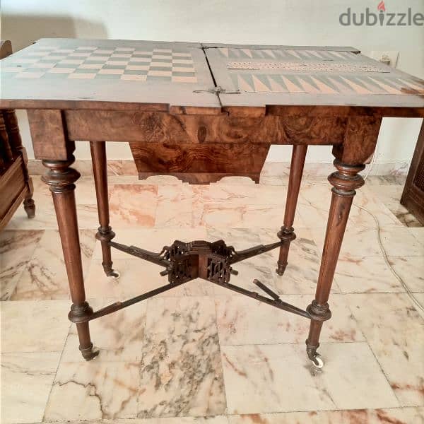 Antique Chess table 2