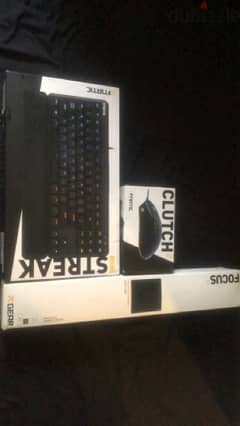 FNATIC gaming Keyboard, mouse and Mousepad