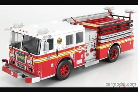 Seagrave (New York Fire Department) diecast car model 1;43.