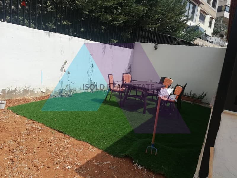 Fully furnished 140m2 apartment+100m2 garden for sale in Oyoun Brumana 0