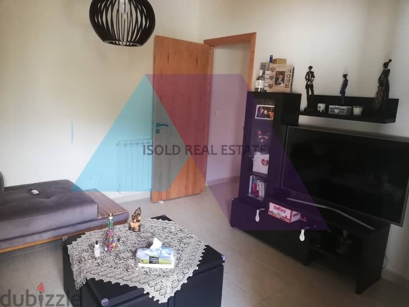 Fully furnished 140m2 apartment+100m2 garden for sale in Oyoun Brumana 6