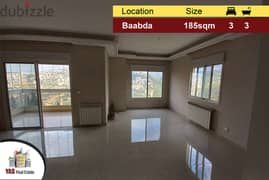 Baabda/Louaizeh 185m2 | Prime Location | Open View | Classy Street |PA 0