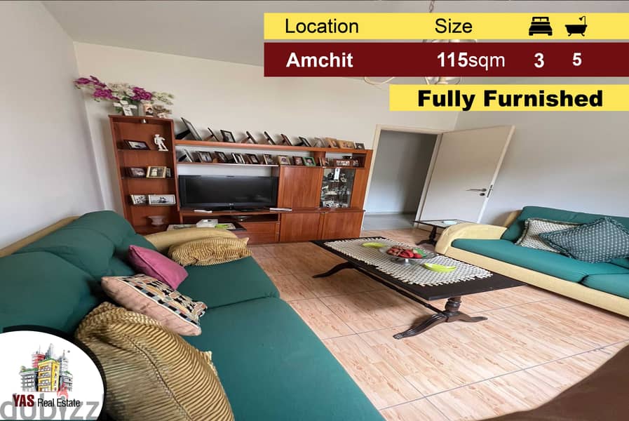 Amchit 115m2 | Furnished | Excellent Condition | Catch | RM | 0