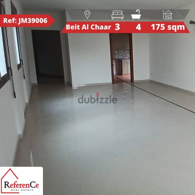 New apartment for sale in Bet El Chaar. شقة جديدة للبيع في بيت الشعار.