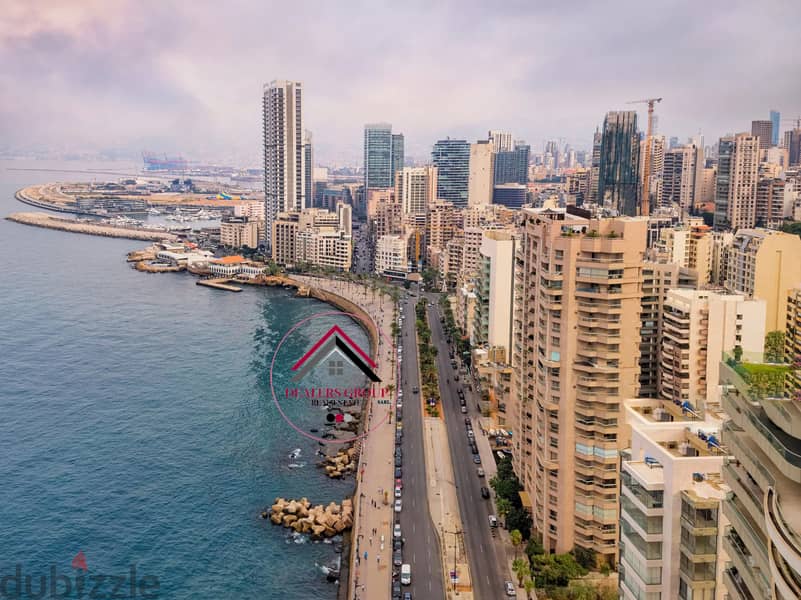 Full Sea View Core and Shell Apartment for sale in Ain EL Mreisseh 1