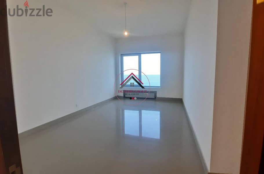 Full Sea View Core and Shell Apartment for sale in Ain EL Mreisseh 14