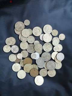 57 Cyprus old coins