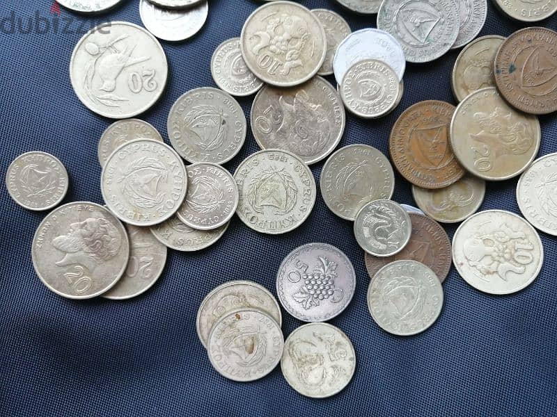 57 Cyprus old coins 4