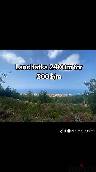 Land fatka 2400m panoramic 300$/m 0