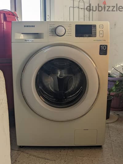 Samsung ecobubble 8kg 1400rpm فيها عطل