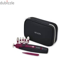 Revlon Nail Set - Manicure & Pedicure Kit, 9 Attachments, Travel Case