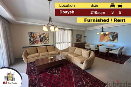 Dbayeh/Waterfront 210m2 | Furnished | Gated Community | Rent | MJ |