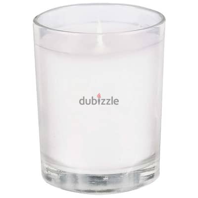 german store candle in glass 8cm