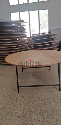 Banquet Tables rectangle round Sale طاولات طاولة مستطيل مبروم حفلات