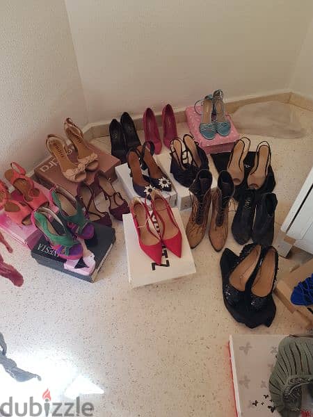 shoes for sale used once . . in very good condition . . 0