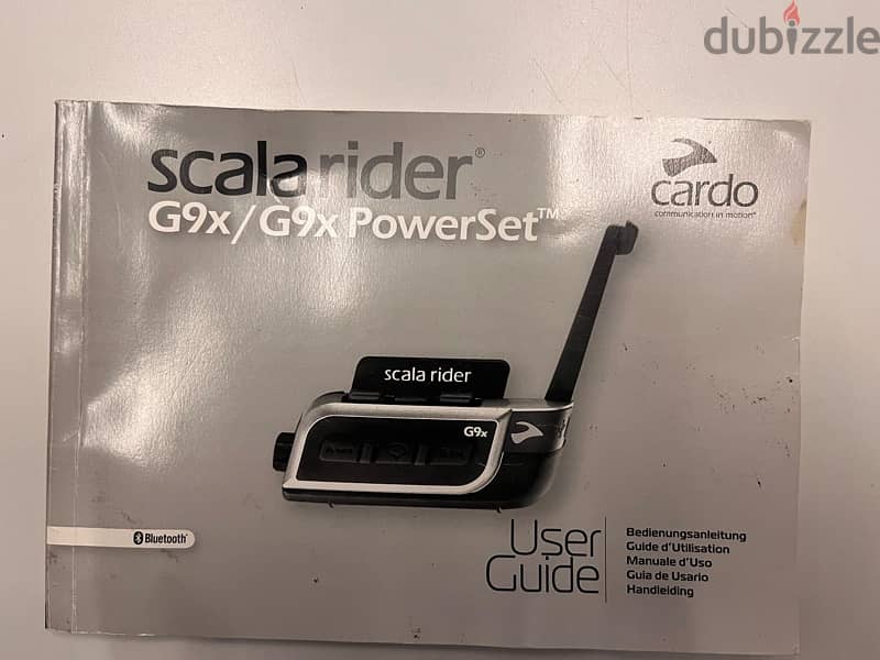 Cardo Scala Rider G9x bluetooth pair set 1