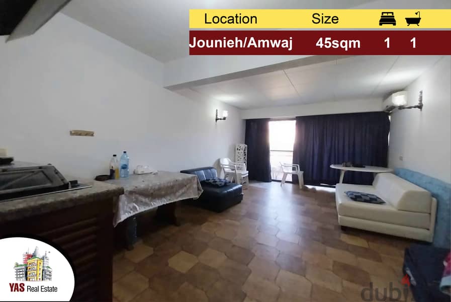 Jounieh/Amwaj 45m2 | Chalet | Open Mountain View | IV MY | 0