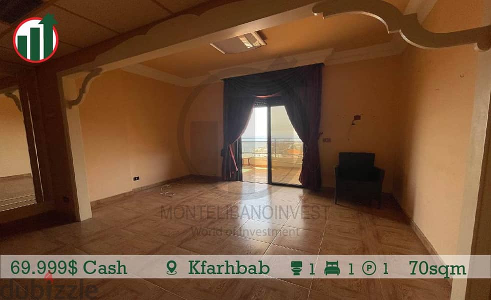 OPEN SEA VIEW!! OFFICE HOT DEAL FOR SALE IN KFARHBAB!!! 3