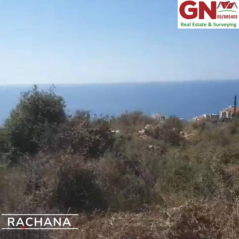 Land in Rachana-Batroun 1033sqm $ارض في راشانى البترون 240,000 1