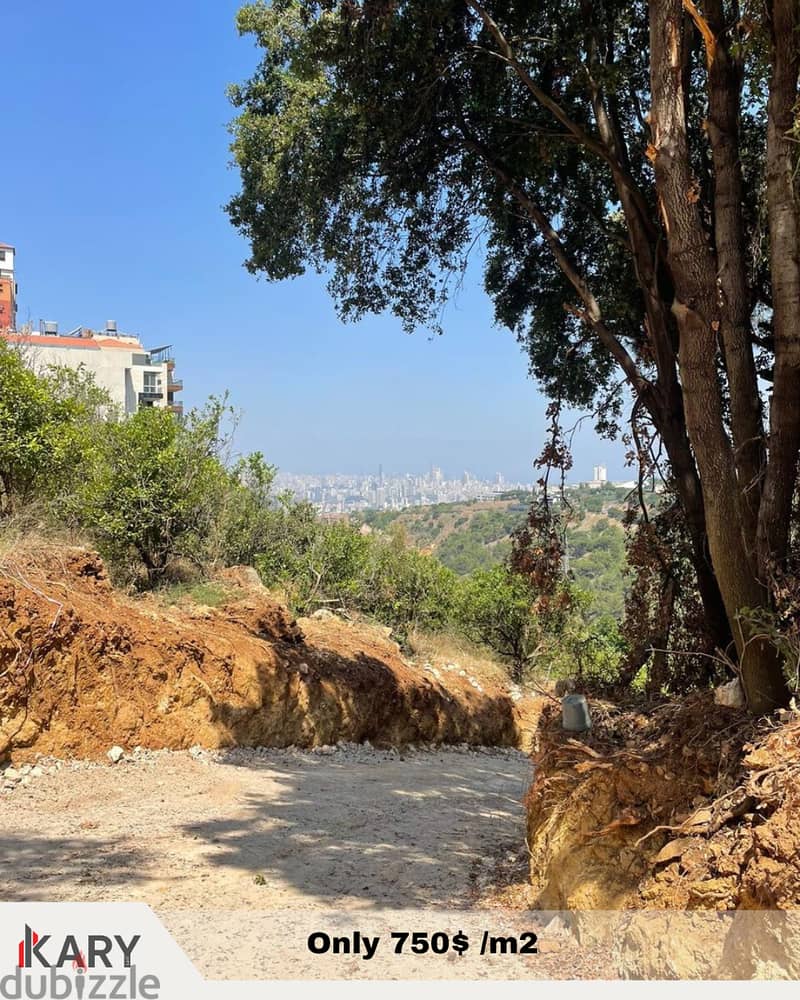 1688m Land for Sale in Mansourieh - أرض للبيع في منصورية 4