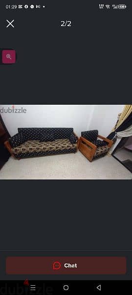 صوفات sofa be تخت وصوفت خشب زين اصلي مش لميكا  جداد مع صندوق مرتب 0