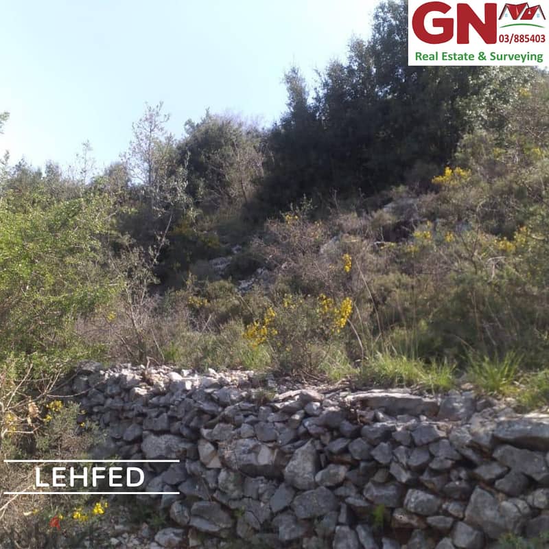 Land For Sale In Lehfed Facing The Highway ارض للبيع في لحفدعلى الطريق 0