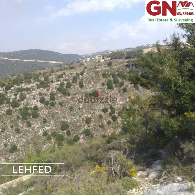 Land For Sale In Lehfed Facing The Highway ارض للبيع في لحفدعلى الطريق 2