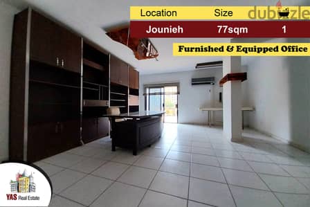 Jounieh 77m2 | Office | Furnished-Equipped | Good Condition | IV |